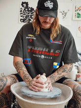 Load image into Gallery viewer, Thrills Anarchy In Paradise Box Fit Oversize Tee - Merch Black
