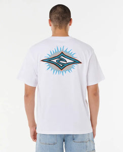 Rip Curl Raw Burst Tee - White
