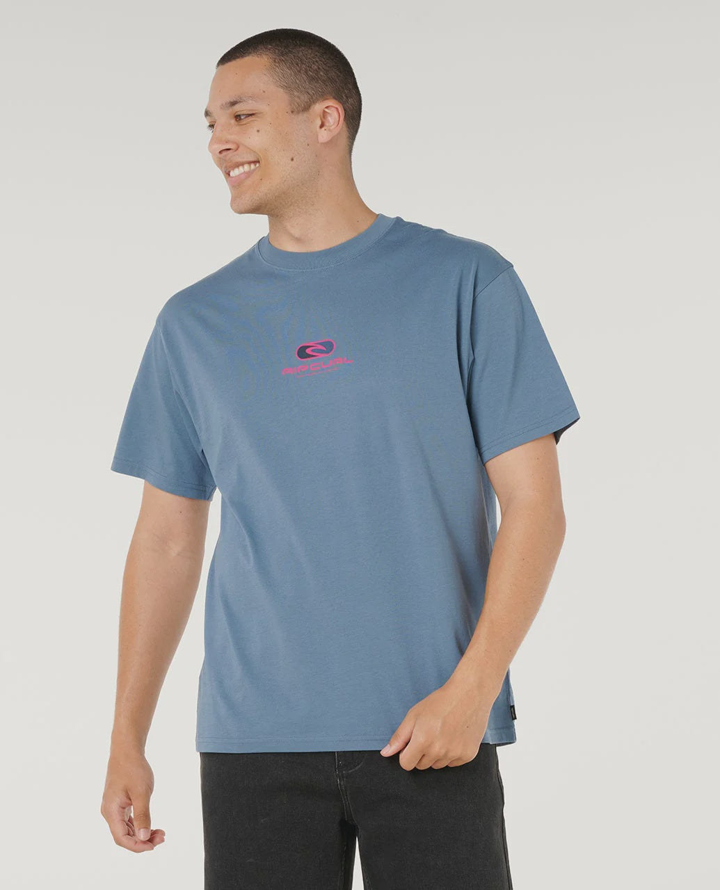 Rip Curl Pill Icon Tee - Bluefin
