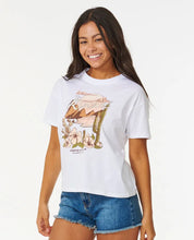 Load image into Gallery viewer, Rip Curl Desert Haze Relaxed Tee - White
