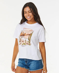 Rip Curl Desert Haze Relaxed Tee - White