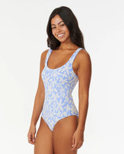 Load image into Gallery viewer, Rip Curl Holiday Tropics Good Coverage One Piece - Mid Blue
