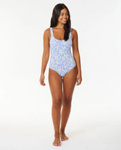 Load image into Gallery viewer, Rip Curl Holiday Tropics Good Coverage One Piece - Mid Blue
