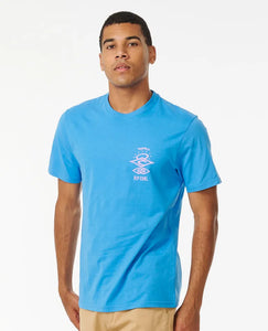 Rip Curl Search Icon Tee - Cobalt