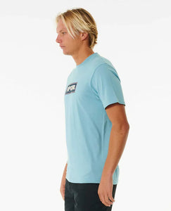 Rip Curl Big Mumma Icon Tee - Dusty Blue