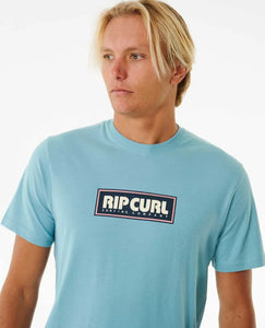 Rip Curl Big Mumma Icon Tee - Dusty Blue