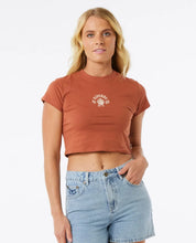 Load image into Gallery viewer, Rip Curl Soleil Baby Tee - Dark Rust
