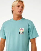 Load image into Gallery viewer, Rip Curl Surf Revival Peaking Tee - Dusty Blue
