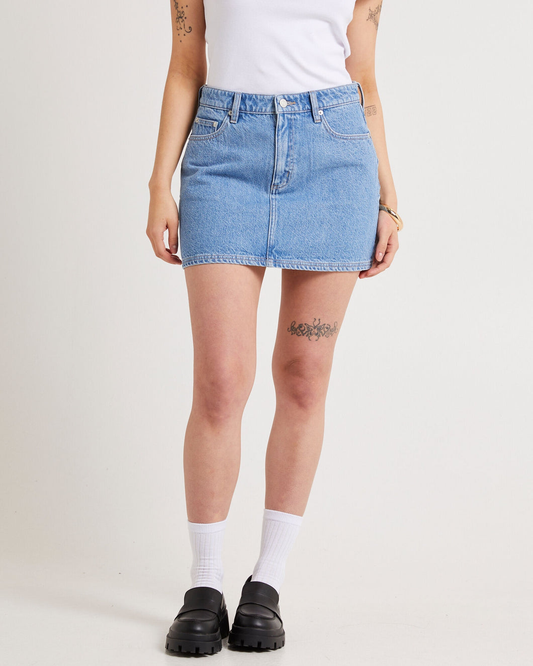 Lee Relaxed Mini Skirt - Brooklyn Blue