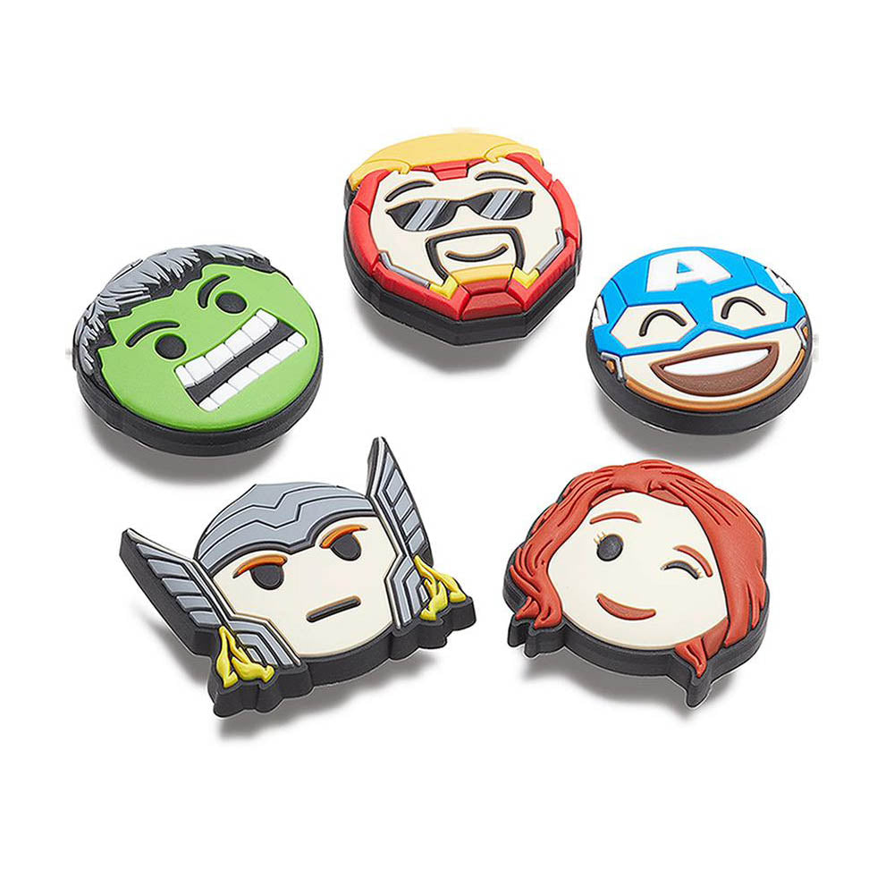 Crocs Jibbitz Avengers Emojis 5 Pack