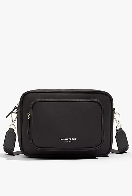 Country Road Soft Crossbody Bag - Black