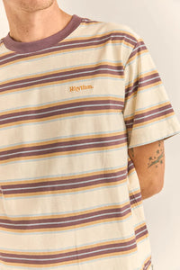 Rhythm Everyday Stripe T-Shirt - Latte