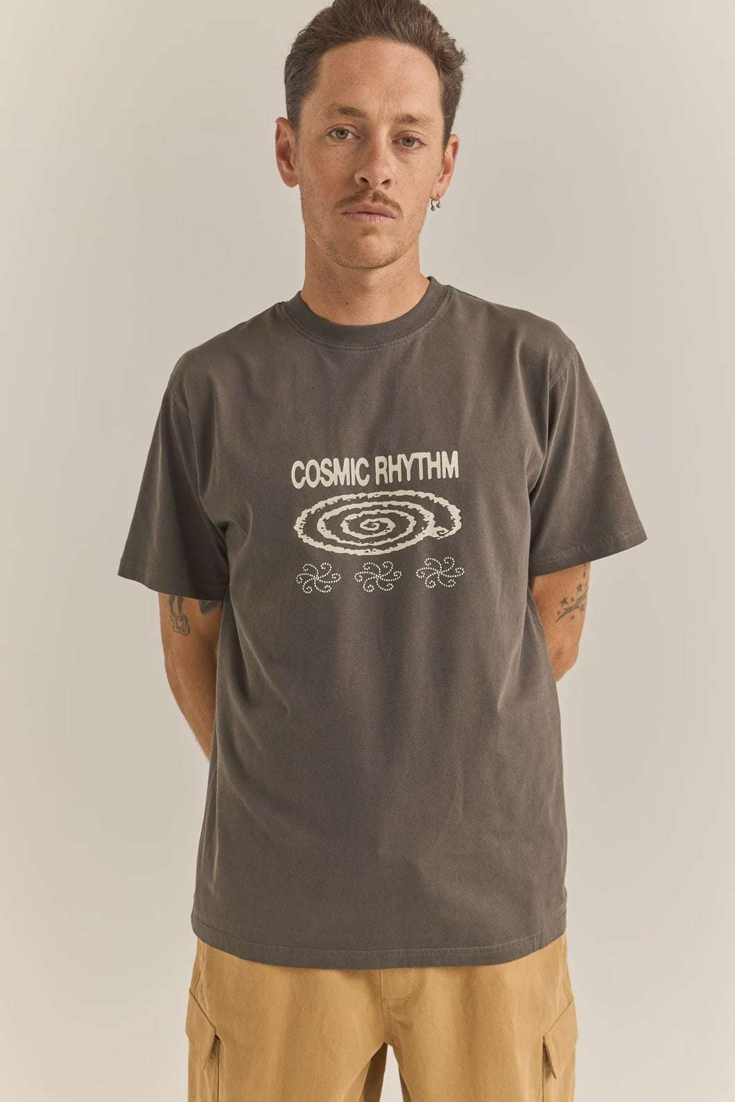 Rhythm Swirl Vintage S/S T-Shirt - Vintage Black