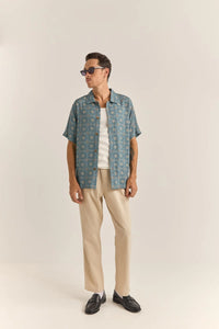 Rhythm Tulum S/S Shirt - Slate