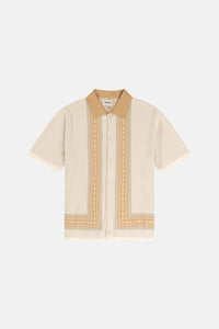 Rhythm Loma Knitted Shirt - Natural