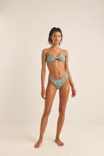 Load image into Gallery viewer, Rhythm Cabo Paisley Knot Bandeau Top - Green
