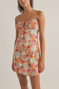 Rhythm Sierra Floral Mini Dress - Orange