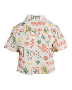 Eve Girl Isla Shirt - Print (8-14)