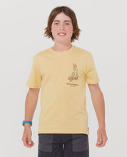 Load image into Gallery viewer, Rip Curl Kids Flamin Galah Tee - Washed Yellow
