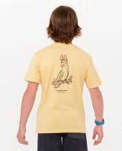 Load image into Gallery viewer, Rip Curl Kids Flamin Galah Tee - Washed Yellow
