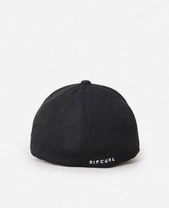 Rip Curl Tepan Flex Fit Cap - Black/White