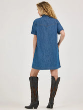 Load image into Gallery viewer, Wrangler  Denim Boxy Dress - Modern Rinse
