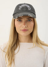 Load image into Gallery viewer, Afends Scorpius Recycled Six Panel Cap - Stone Black
