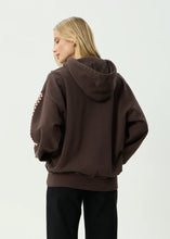 Load image into Gallery viewer, Afends Reality Check Boxy Pull On Hood - Coffee
