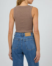 Load image into Gallery viewer, Silent Theory Pia Crop Tank - Brown
