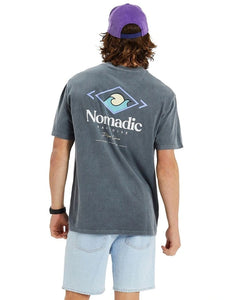 Nomadic Paradise Access Relaxed Tee - Pigment Castlerock