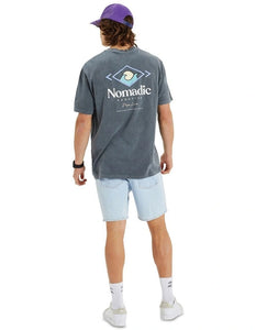 Nomadic Paradise Access Relaxed Tee - Pigment Castlerock