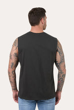 Load image into Gallery viewer, Ringers Western Southern Stitch Relaxed Fit Tank - Washed Black
