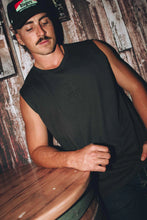 Load image into Gallery viewer, Ringers Western Southern Stitch Relaxed Fit Tank - Washed Black
