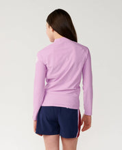 Load image into Gallery viewer, Rip Curl Girls Classic Surf Long Sleeve Rash Vest - Lilac
