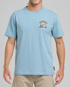 The Mad Hueys Caught FK All Island SS Tee - Steel Blue