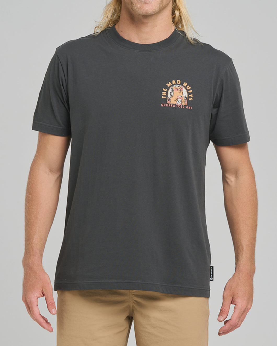 The Mad Hueys Quokka Coldie SS Tee - Vintage Black