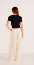 Load image into Gallery viewer, MINKPINK Laura Scalloped Knit Tee - Black
