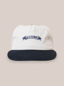 Thrills Penant 5 Panel Cap - Heritage White/Classic Blue