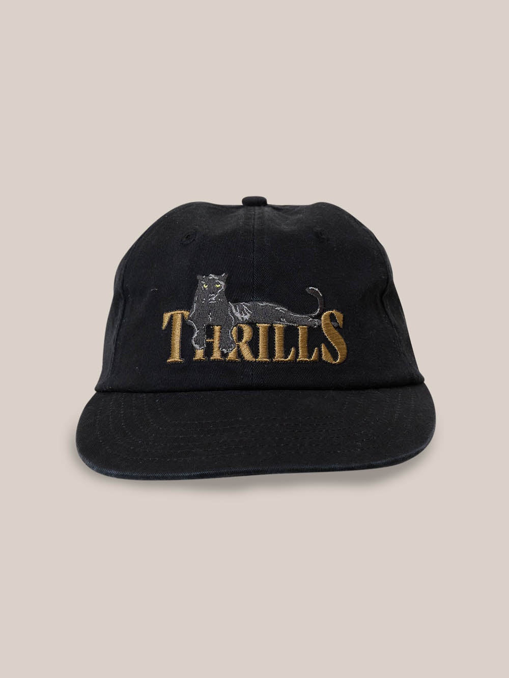Thrills Pit Stop 6 Panel Cap - Black