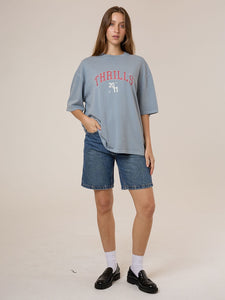 Thrills Stadium Oversized Tee - Smog