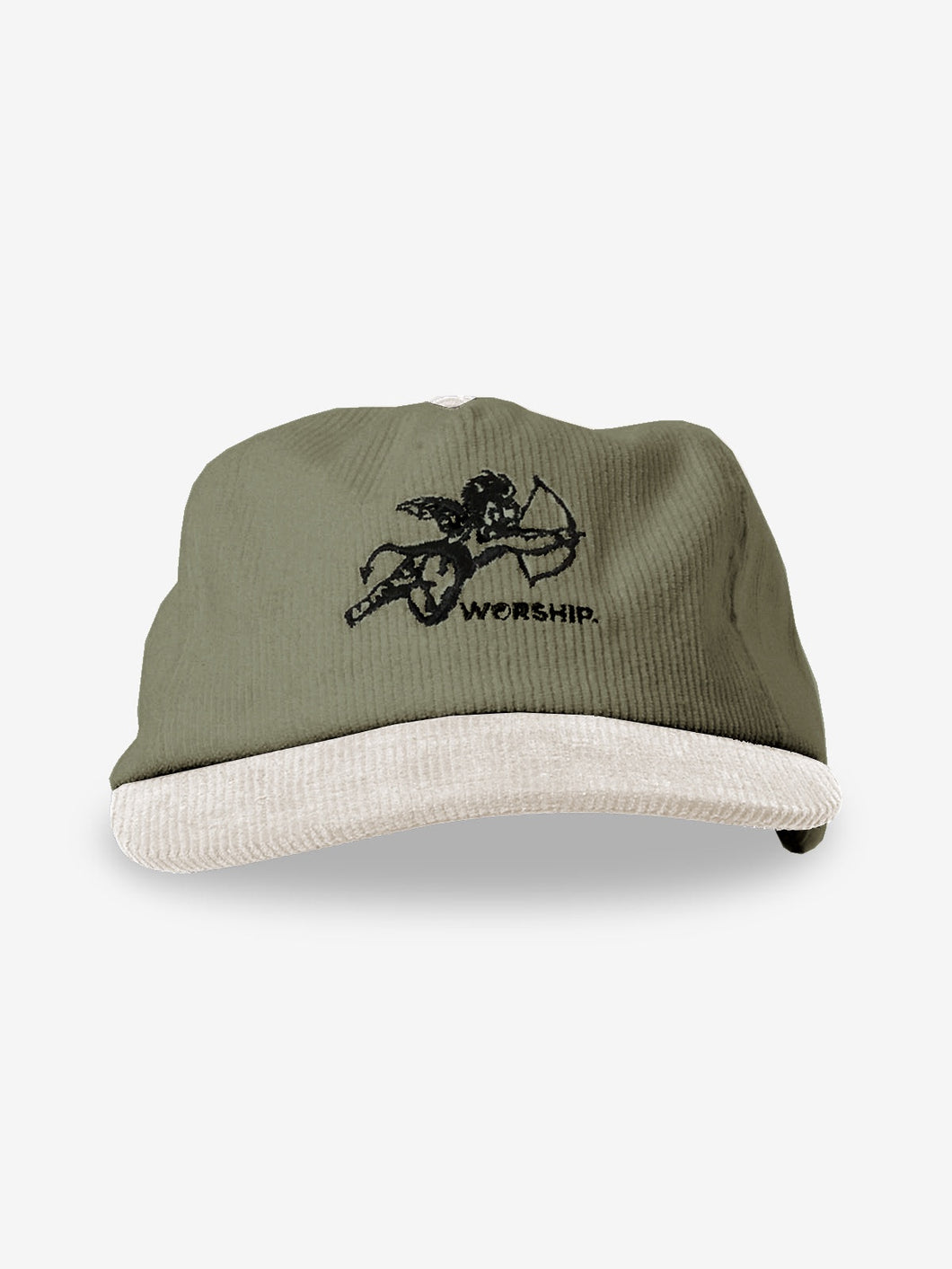 Worship Cherub Cord Hat - Kelp