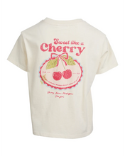 Load image into Gallery viewer, Eve Girl Sweet Cherry Tee - Vintage White
