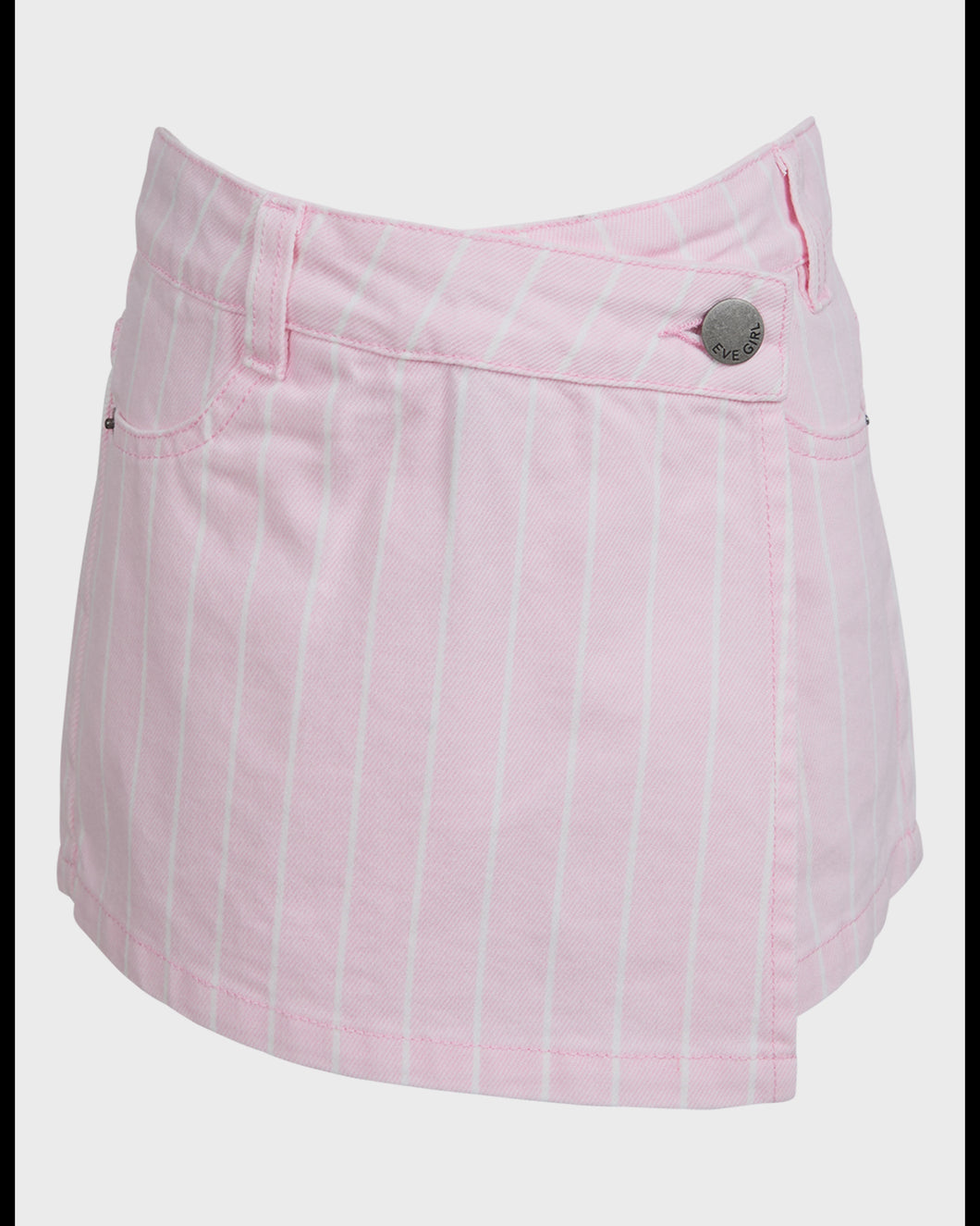 Eve  Girl Chloe Stripe Skort - Pink