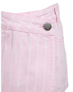 Eve  Girl Chloe Stripe Skort - Pink