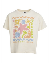 Load image into Gallery viewer, Eve Girl Tropical Tee - Vintage White (3-7)
