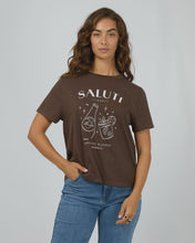Load image into Gallery viewer, All About Eve Saluti Regular tee - Brown
