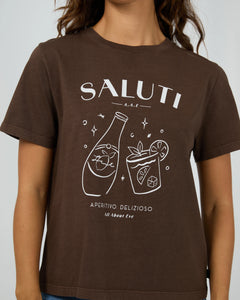 All About Eve Saluti Regular tee - Brown