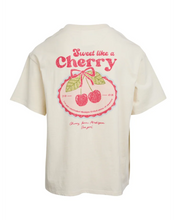 Load image into Gallery viewer, Eve Girl Sweet Cherry Tee - Vintage White (8-14)
