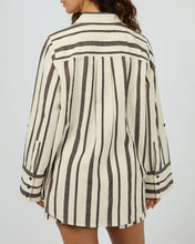 Load image into Gallery viewer, All About Eve Rosa Stripe Shirt - Brown

