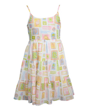 Load image into Gallery viewer, Eve Girl Matisse Tiered Mini Dress - Print
